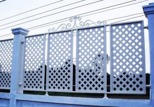 Mẫu hàng rào sắt cắt CNC thẩm mỹ