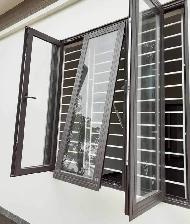 Khung bảo vệ của sổ đẹp hiện đại thi công tại Quảng Ngãi