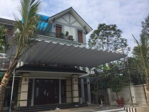 Mẫu mái hiên di động cho nhà hiện đại