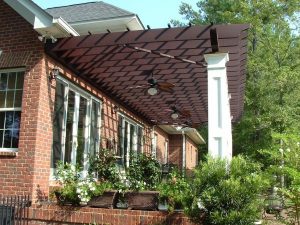 Mái hiên gỗ cố định sang trọng đẹp nhất 2021