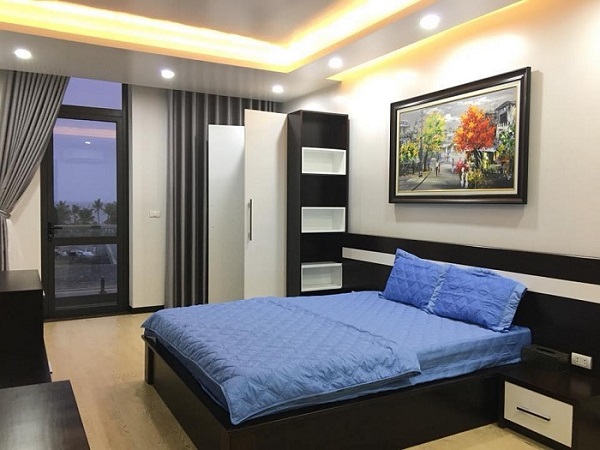 Mẫu cửa nhôm kính 1 cánh cho phòng ngủ sang trọng