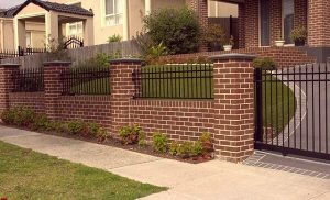 Mẫu tường rào gạch cổ điển lãng mạn