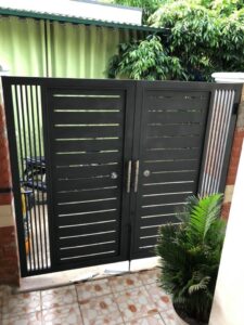 Thi công cổng nhà chị bảo ngọc Tịnh Kỳ 2