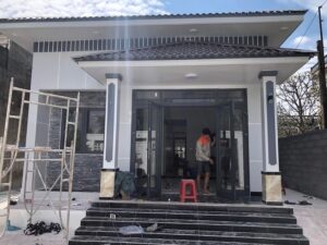 Cửa nhôm kính anh Tin xã Tịnh Sơn