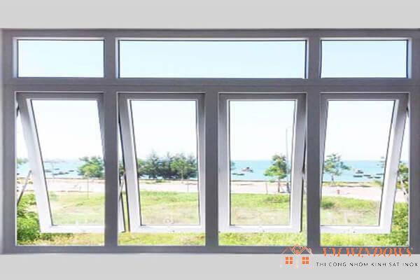 Dòng cửa nhôm Xingfa 4 cánh cửa mở xếp trượt