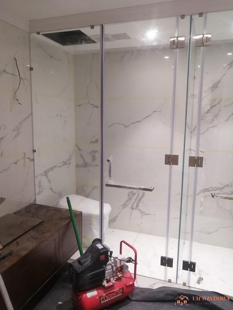 Mức độ hoàn thiện phòng tắm kính cao
