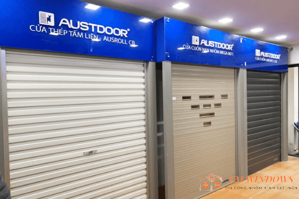 Cửa cuốn Austdoor hiện đại phù hợp cho nhiều công trình
