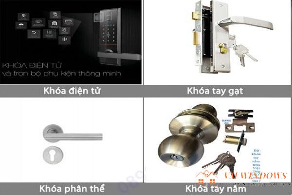 Hình ảnh 4 loại khóa cửa đa dạng cho quý khách lựa chọn 