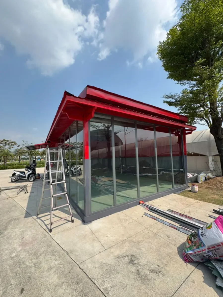 Cửa nhôm kính, Vách ngăn nhôm kính Mân Cha Quận 11, TPHCM