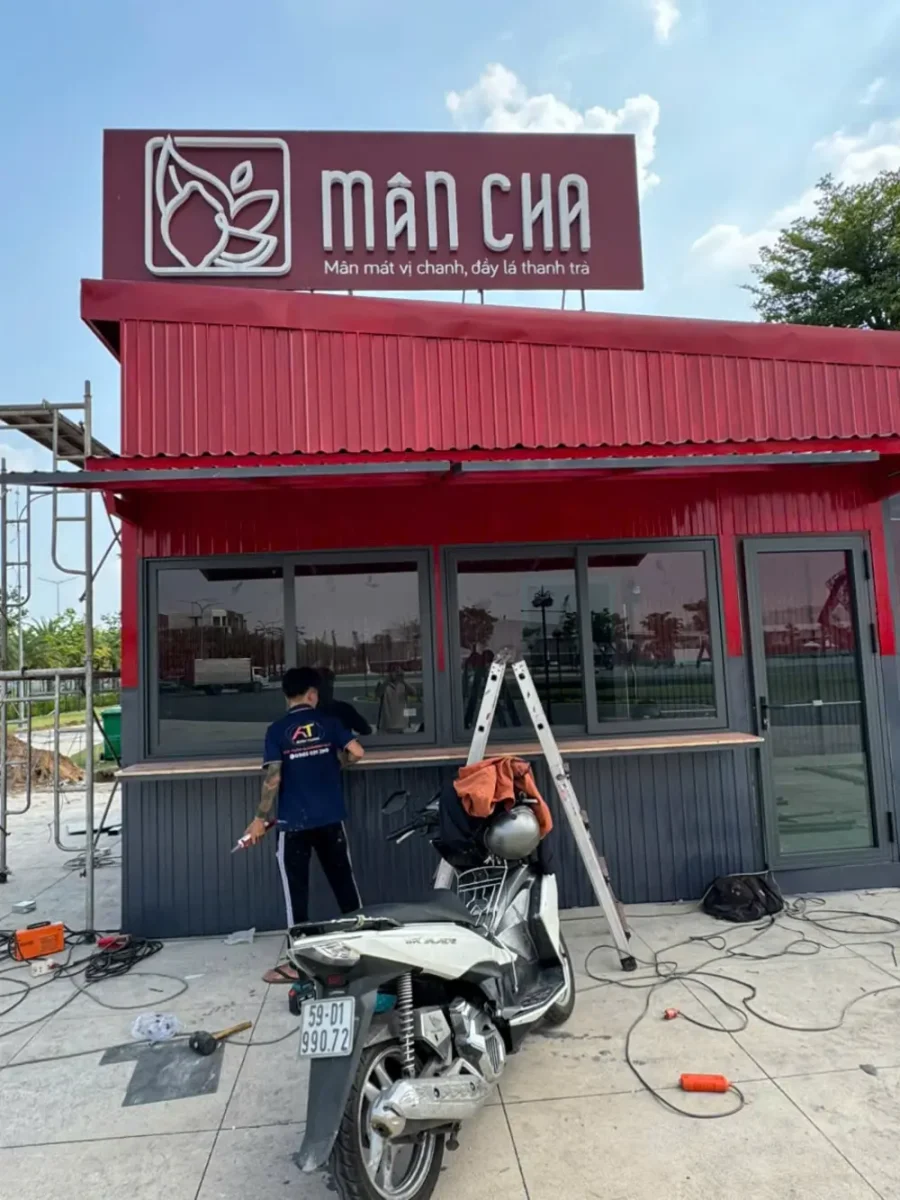 Cửa nhôm kính, Vách ngăn nhôm kính Mân Cha Quận 11, TPHCM