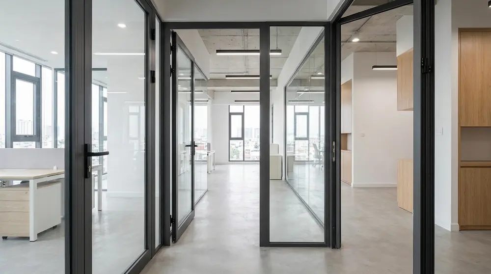 Vách kính & Cửa lùa nhôm Tập đoàn Nam Phát Quận 10, TPHCM