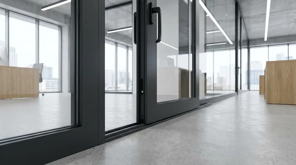 Vách kính & Cửa lùa nhôm Tập đoàn Nam Phát Quận 10, TPHCM